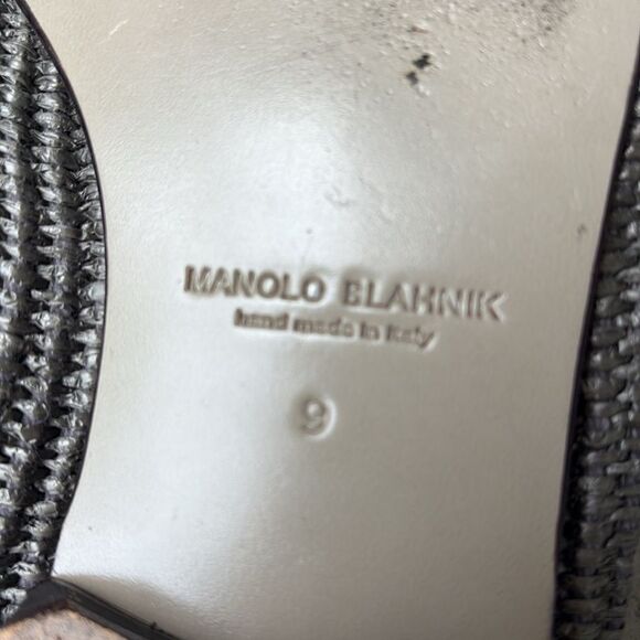 Manolo Blahnik Pitakara slip ons - Picture 8 of 9